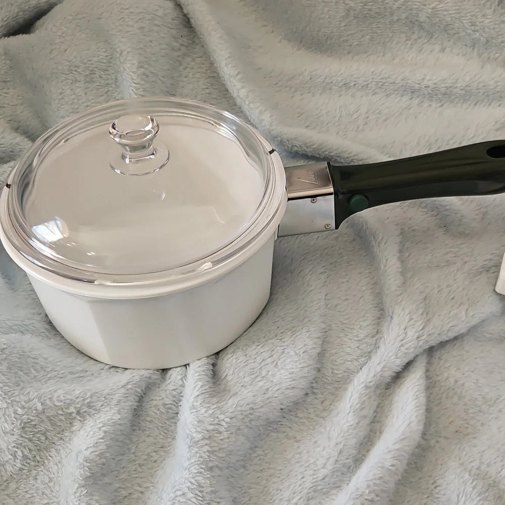 Princess House Nouveau White Cookware 2 Pots